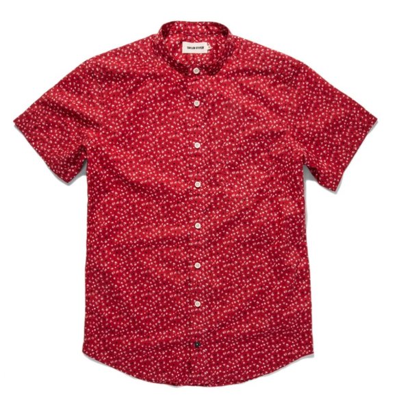 Taylor Stitch - The Short Sleeve Bandit in Red Mini Floral - M/40” - Picture 2 of 7